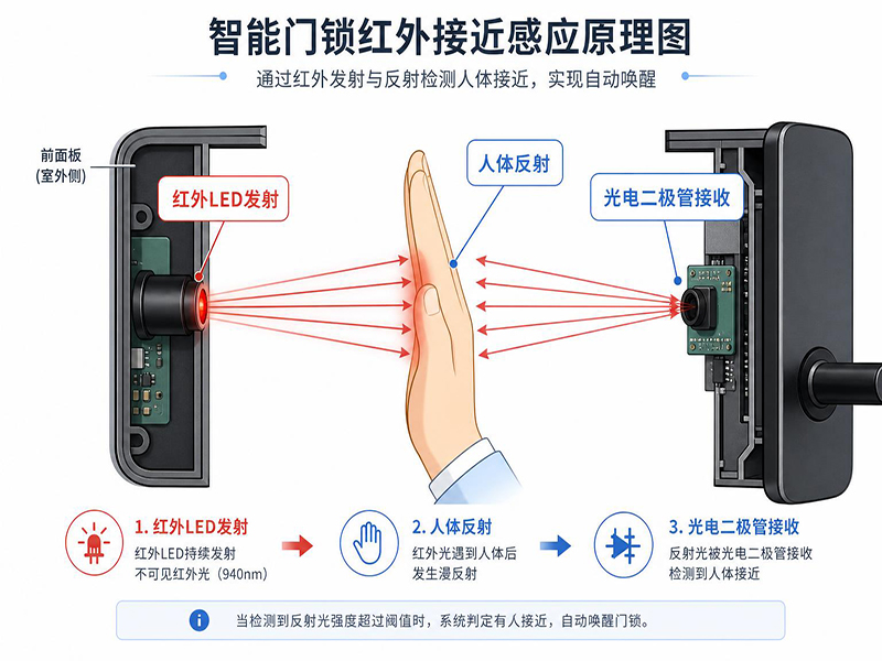 智能门锁接近唤醒方案：让门锁看见你的靠近