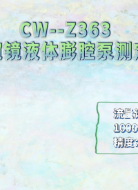 诚卫 CW-Z363 内窥镜液体膨腔泵测定仪 性能稳定