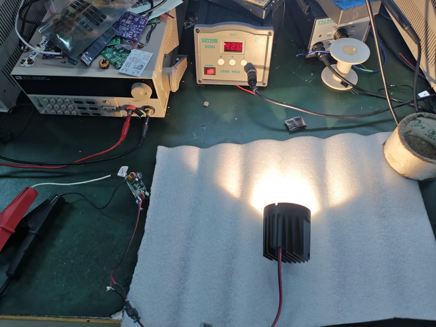 led