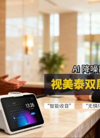 嘈杂环境翻译实测！视美泰双屏翻译机 AI 超强降噪，过滤环境杂音，精准拾取人声实时翻译，双屏对照交谈超方便！