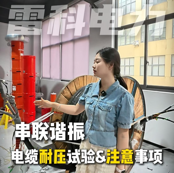 雷科電力108kVA/108kV串聯(lián)諧振電纜耐壓試驗操作&注意事項講解：#串聯(lián)諧振 #電纜耐壓試驗
 