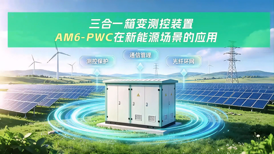 三合一箱变监控装置AM6-PWC在新能会员场景的应用