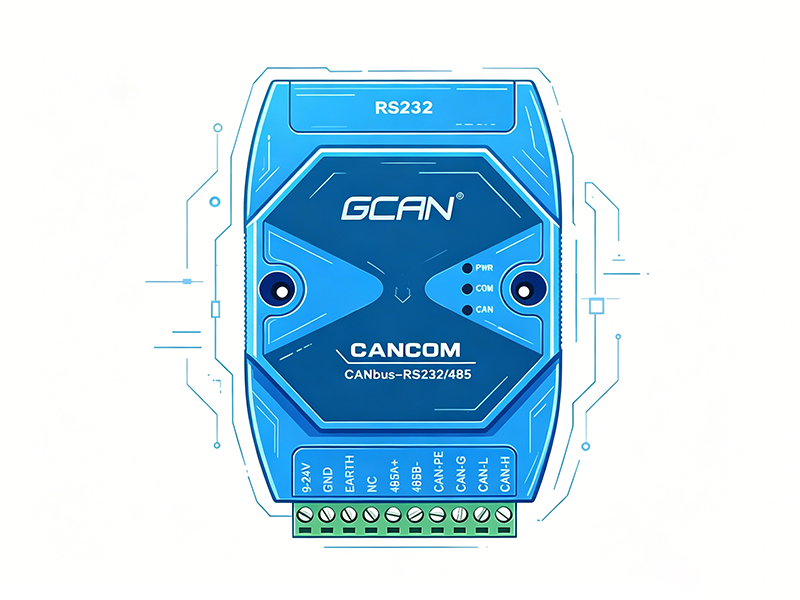RS232/485转CAN问题靠GCAN-207解决