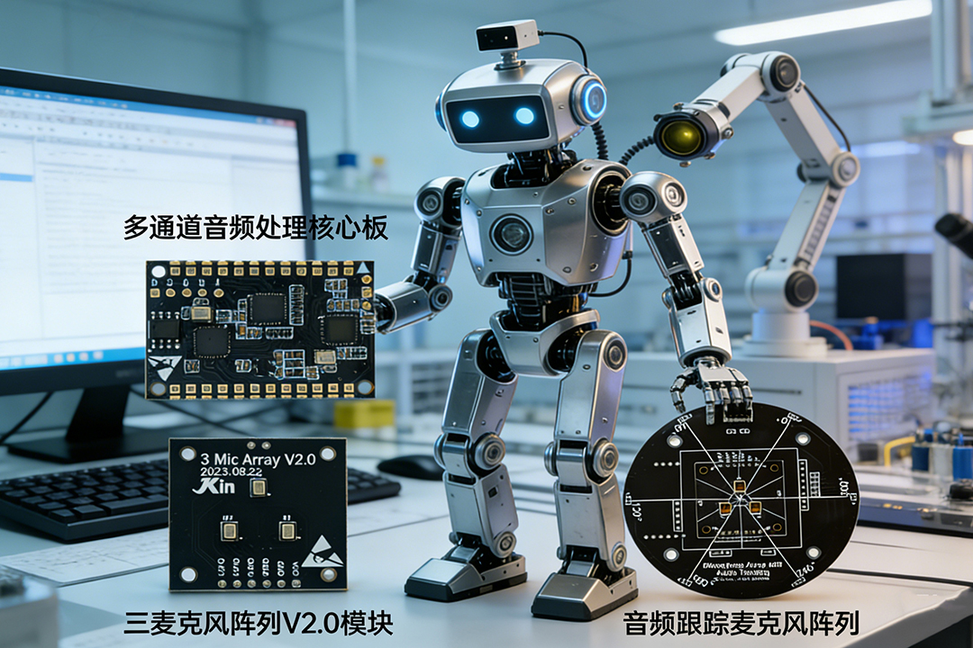 不用写算法！AR1105 模组，轻松实现机器人 360° 闻声定位#人工智能 #嵌入式开发 #电子工程师 