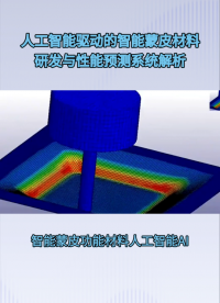 智能蒙皮功能材料人工智能AI研发与性能预测大模型系统软件平台