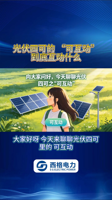 光伏四可的 “可互动”，到底互动什么