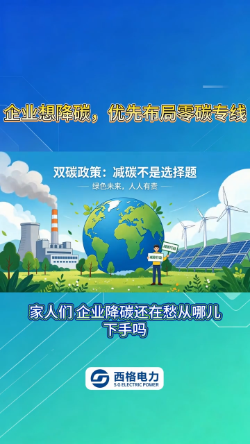 企业想降碳，优先布局零碳专线 