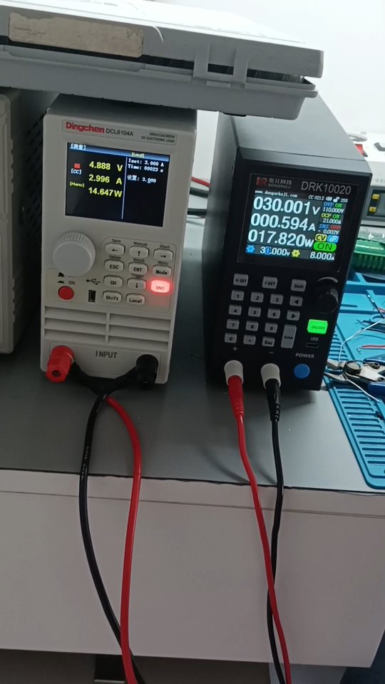30V转5V 3A客户新立项案子配合老化测试