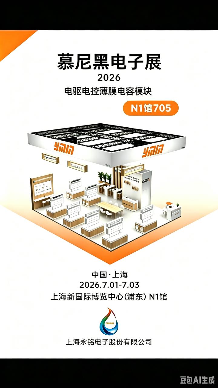 800V 高压平台优选！永铭电驱电控薄膜电容登陆慕尼黑电子展#电驱电控薄膜电容 #800V 高压平台
