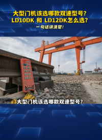 大型门机双速遥控器该选哪款型号？LD10DK 和 LD12DK怎么选？#工业遥控器 