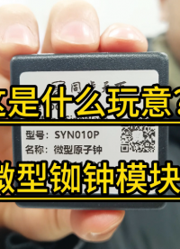 这是什么玩意？微型铷钟模块