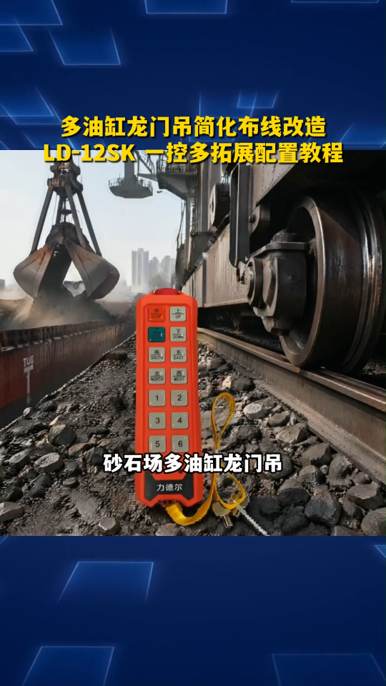 多油缸龙门吊简化布线改造，LD-12SK 一控多拓展配置教程# 