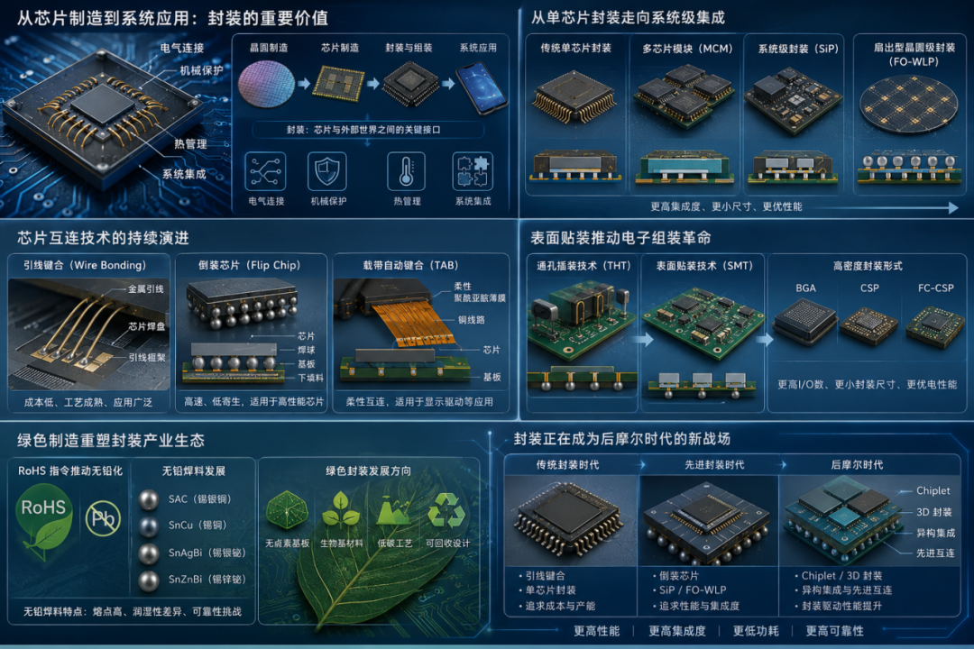 浅谈芯片制造中的电子封装与组装技术