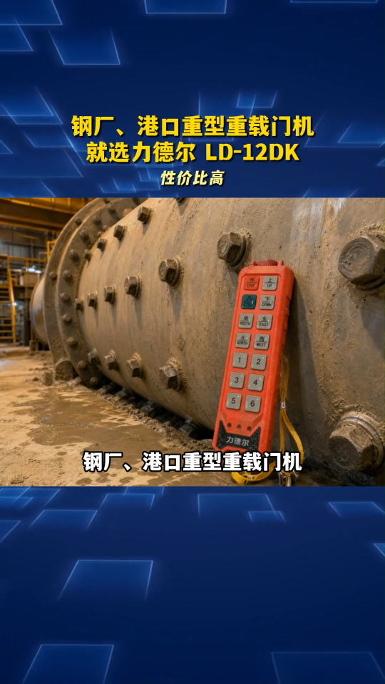 钢厂、港口重型重载门机遥控，就选力德尔 LD-12DK#工业遥控器 