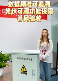 数据精准可追溯，光伏可测功能保障并网验收