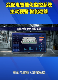 从监测到运维，一站式变配电智能监控解决方案#plc #物联网 #电工 #电路知识 