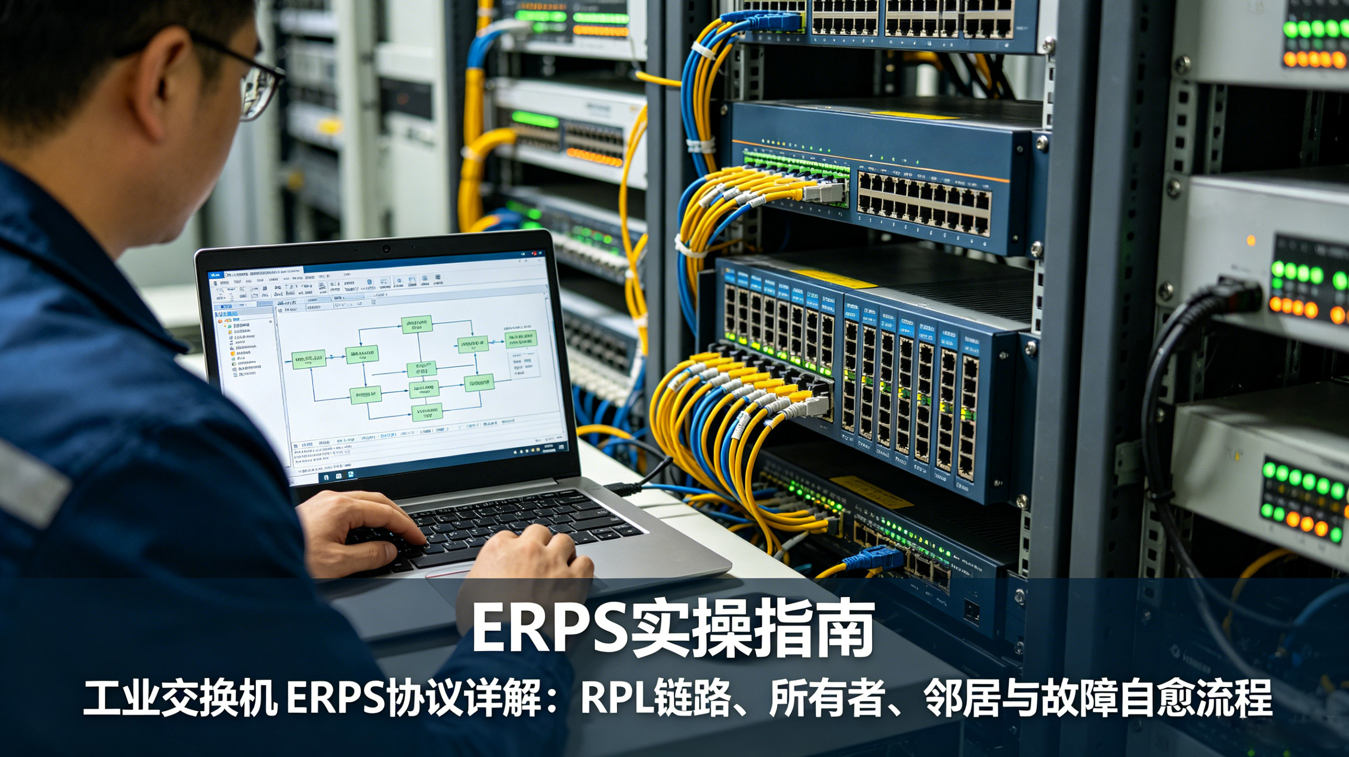 工控环网ERPS基础教学，看懂 RPL 节点分工与链路故障切换逻辑#交换机 #ERPS #工业交换机 
