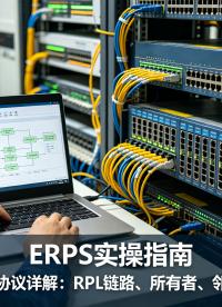 工控环网ERPS基础教学，看懂 RPL 节点分工与链路故障切换逻辑#交换机 #ERPS #工业交换机 