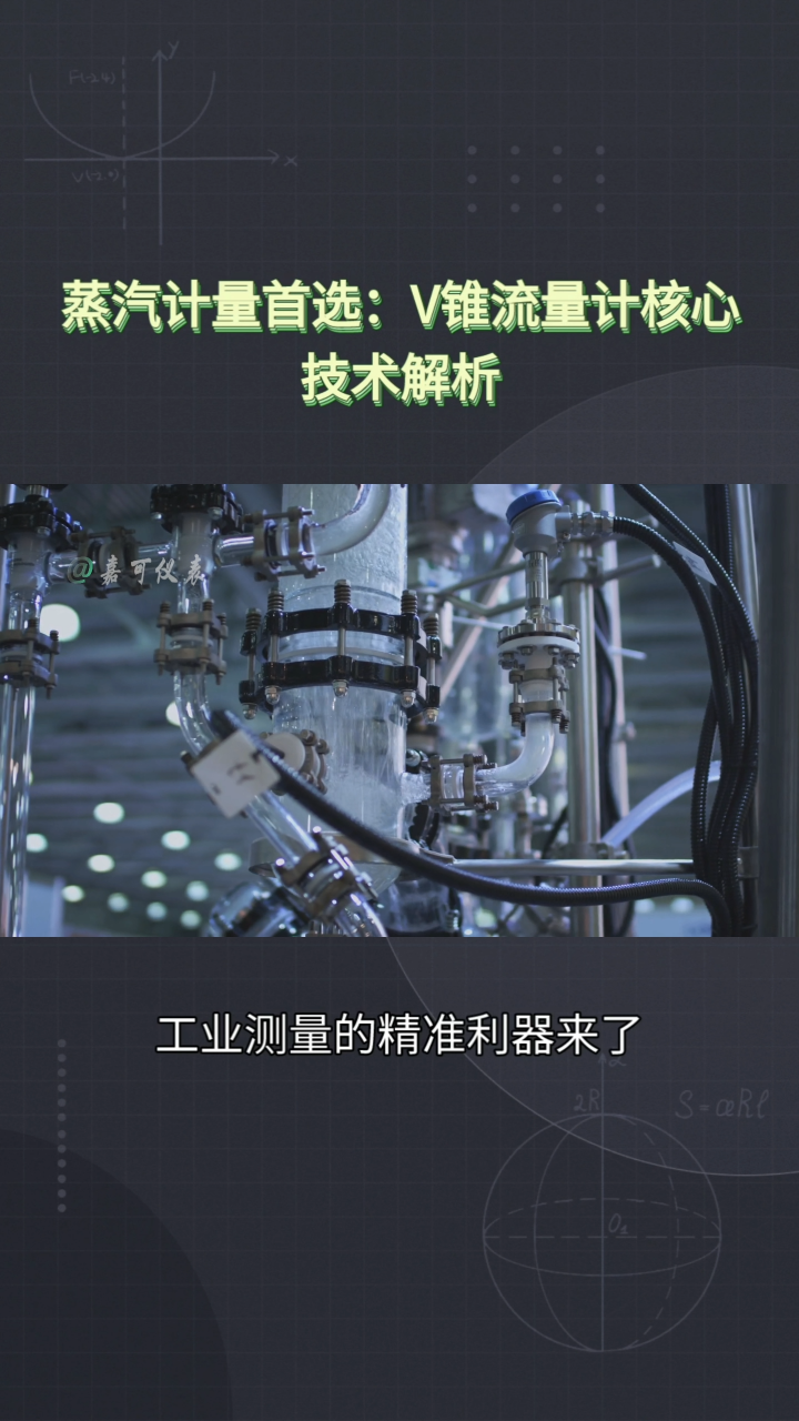 蒸汽计量首选：V锥流量计核心技术解析#农业物联网 #专科生 #plc教学 #警车灯电路 #溶氧仪校准 #眼图 