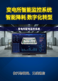 告别人工巡检！变电所配电监控系统一站式#电工 #plc #物联网 