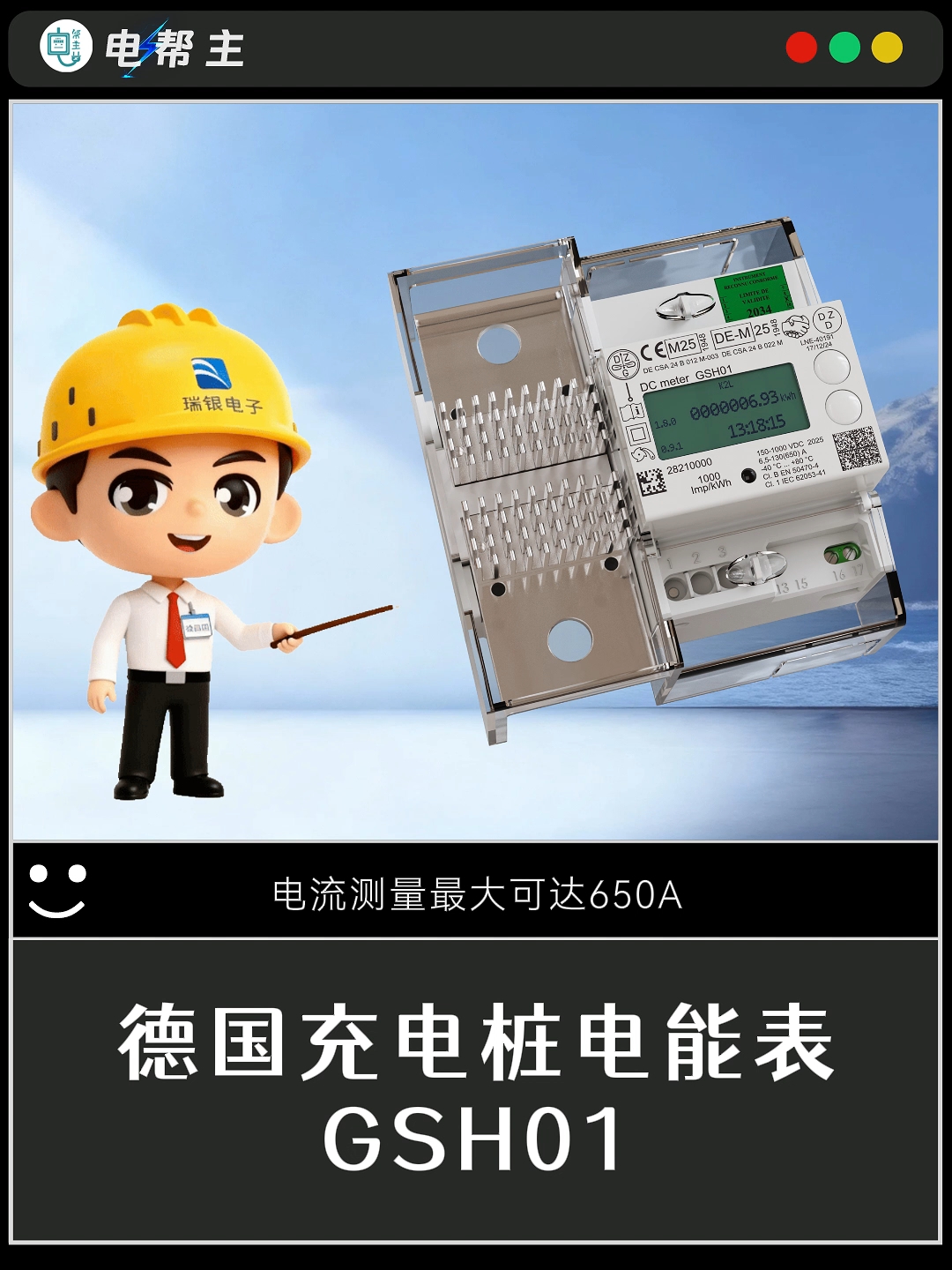 通过 PTB，MID，LNE 认证的欧盟市场直流充电桩电能表#充电桩 #电能表 #欧盟认证 #电表厂家