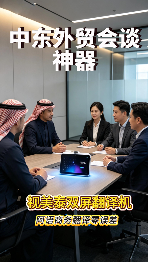 专业外贸翻译｜双屏双向显示，阿语谈判更靠谱