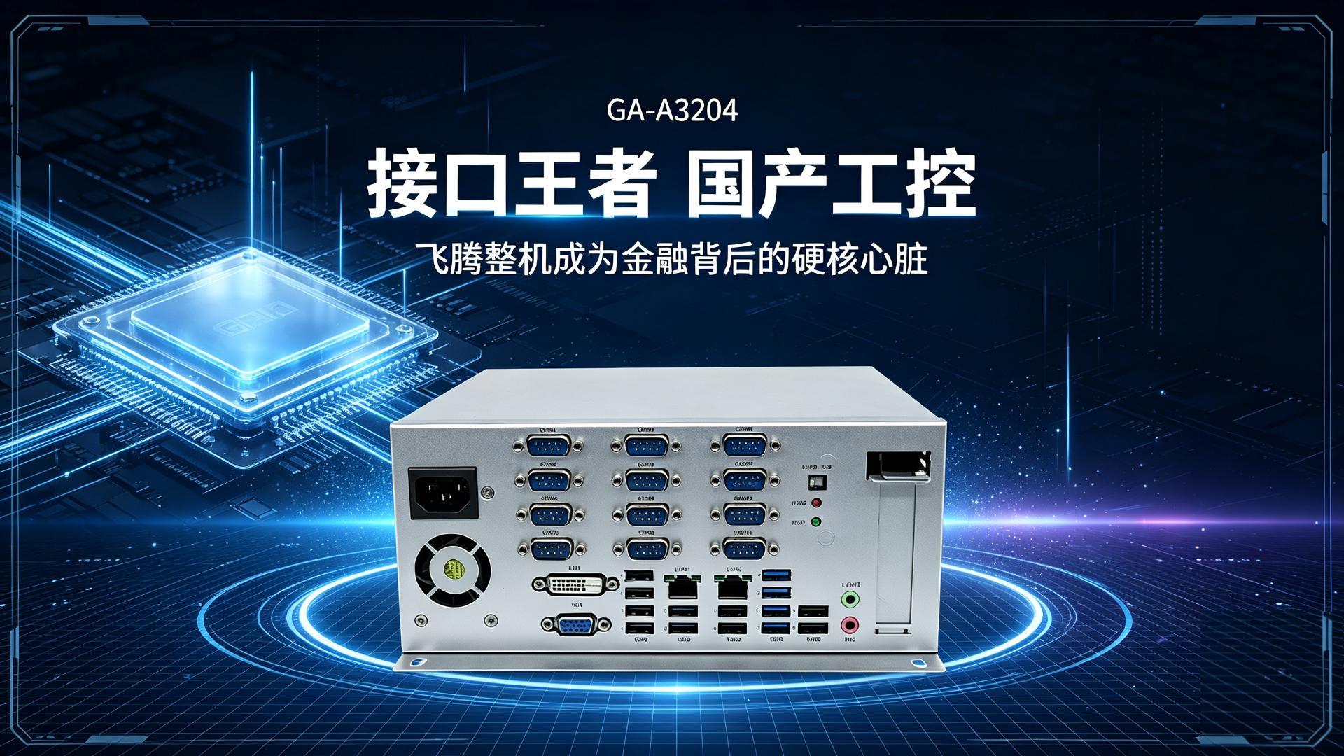 接口王者・国产工控：飞腾整机成为金融背后的硬核心脏#工控机 #国产工控机 #飞腾工控机 