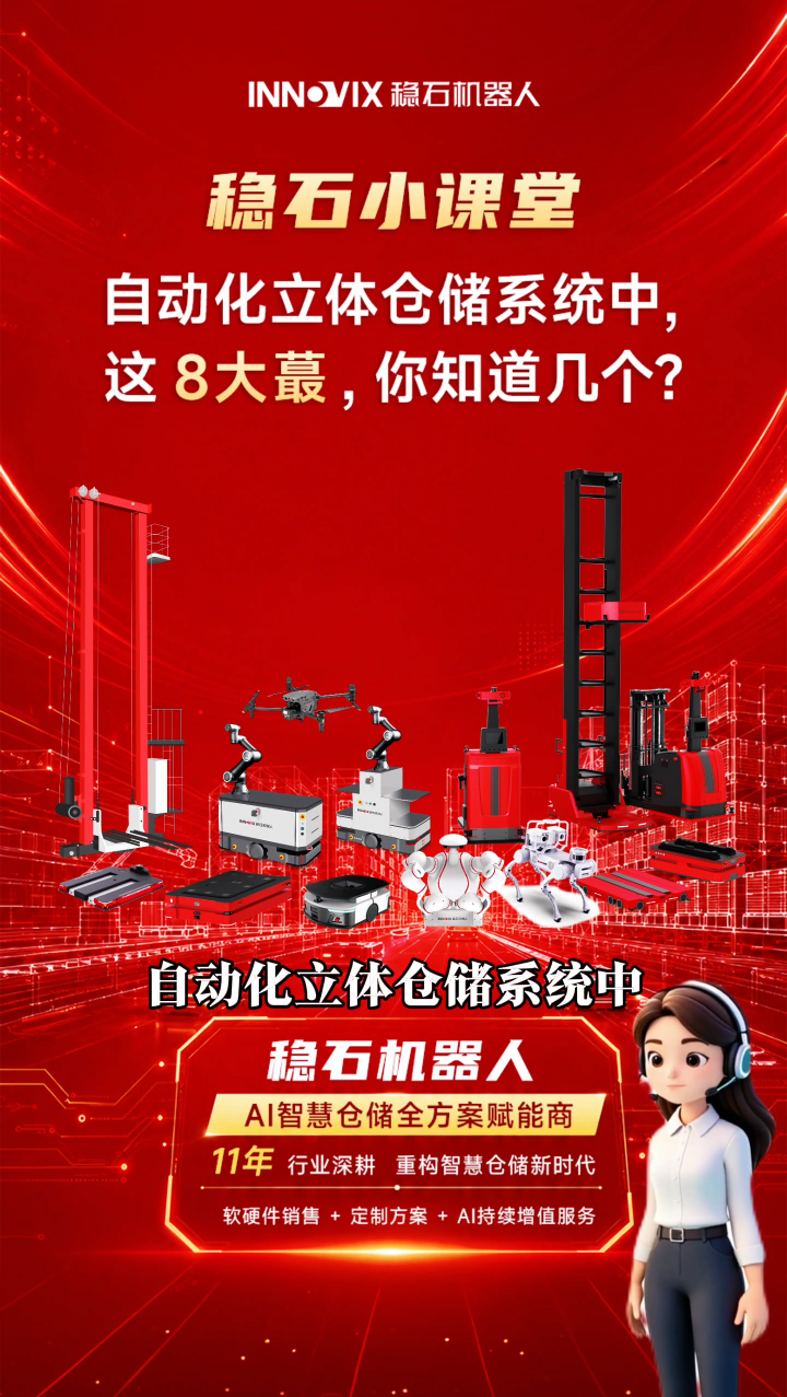 稳石小课堂：自动化立体库系统中，这8大蕞，你知道几个？