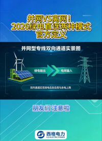 并网 VS 离网！2026 绿电直连两种模式官方定义
