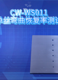 诚卫 CW-WS011 牙刷单丝弯曲恢复率测试工装 产品参数