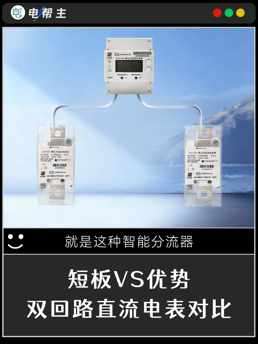 双枪直流充电桩，如何选电表？