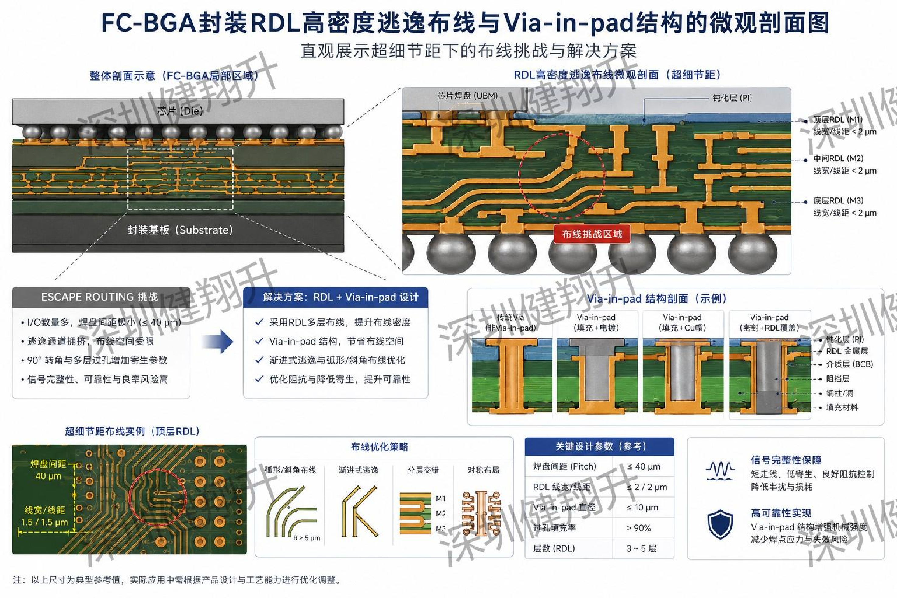 C-BGA封装<b class='flag-5'>中</b>Chiplet互连的RDL<b class='flag-5'>布线</b>与信号完整性设计指南