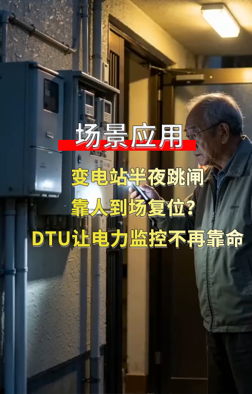 传统电力监测滞后风险高，4G DTU对传模块实现即时预警#电工 #plc #物联网 #电工知识 