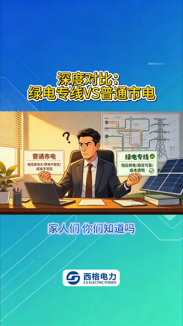 深度对比：绿电专线 VS 普通市电