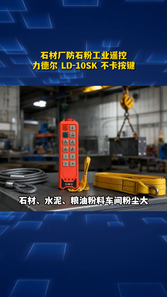 石材厂防石粉工业遥控，力德尔 LD-10SK 不卡按键