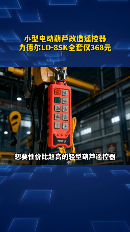 小型电动葫芦改造遥控器，力德尔LD-8SK全套仅368元