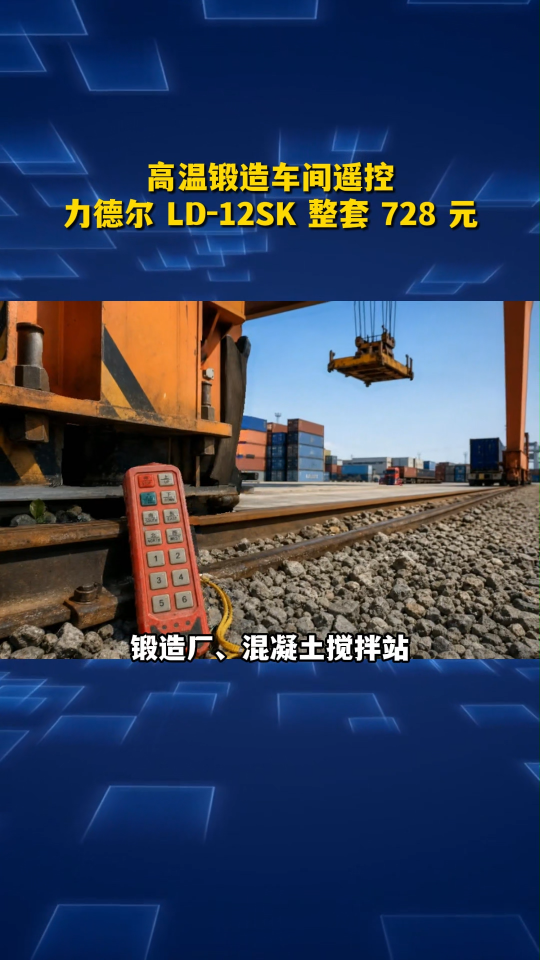 高温锻造车间遥控，力德尔 LD-12SK 整套 728 元