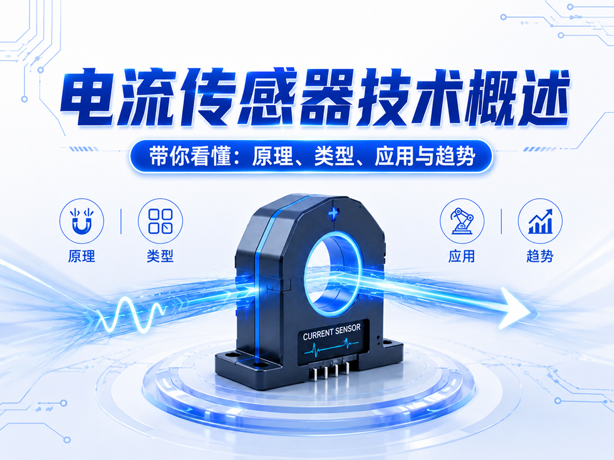 电流传感器就是电路里的“电流观察员”它把看不见的电流变成系统能读取、判断和控制的信号#电流传感器 #传感器 