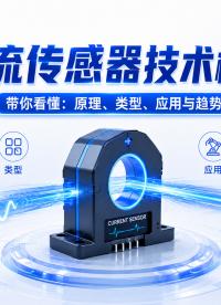 电流传感器就是电路里的“电流观察员”它把看不见的电流变成系统能读取、判断和控制的信号#电流传感器 #传感器 