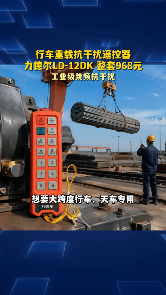行车重载抗干扰遥控器,力德尔LD-12DK 整套968元#工业遥控器 