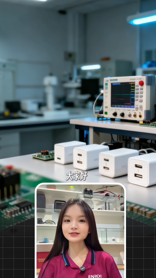 英锐恩充电器高压集成芯片-EN8HF1854E，集成MCU、马达驱动和一线通信,电动车/储能充电器专用芯片