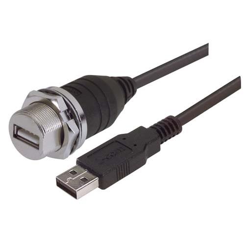工业级USB-A接口的防尘防潮设计与加固连接器选型
