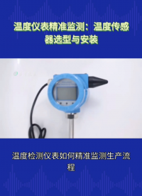 温度仪表精准监测：温度传感器选型与安装#农业物联网 #专科生 #plc教学 #警车灯电路 #溶氧仪校准 