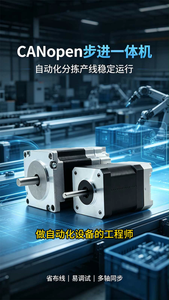 自动化分拣选沈阳广成CANopen步进