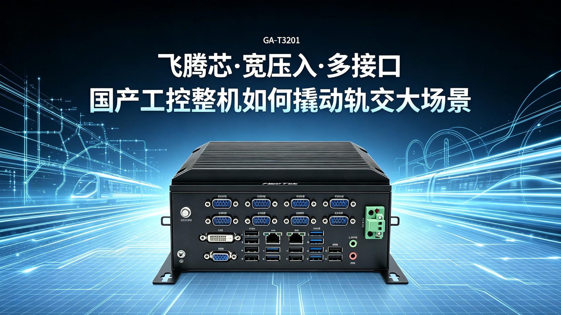 飞腾芯・宽压入・多接口：国产工控整机如何撬动轨交大场景#工控机 #国产工控机 #飞腾工控机 