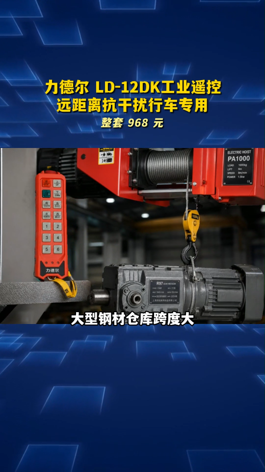 力德尔 LD-12DK工业遥控，远距离抗干扰行车专用#工业遥控器 