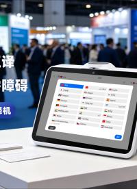 国际展会最怕遇小语种客户？语言不通错失订单、临时翻译不靠谱、沟通尴尬卡顿！交给
视美泰商用双屏翻译机