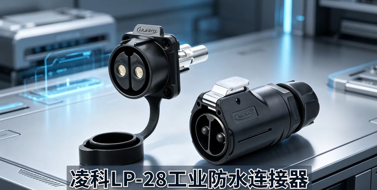 凌科LP-28大电流防水连接器-科耐沃尔连接器