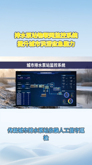 实时采集全域数据！泵站物联网监控实现排水智慧调度#plc #物联网 