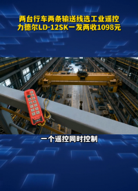 两台行车两条输送线选工业遥控？力德尔LD-12SK一发两收1098元#工业遥控器 